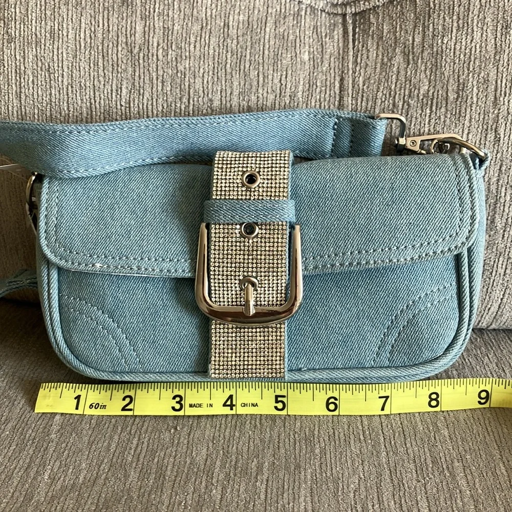 Claire’s Blue Denim Shoulder Bag - Picture 14 of 17
